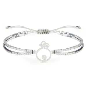 دستبند نقره زنانه ریسه گالری مدل نار 1443