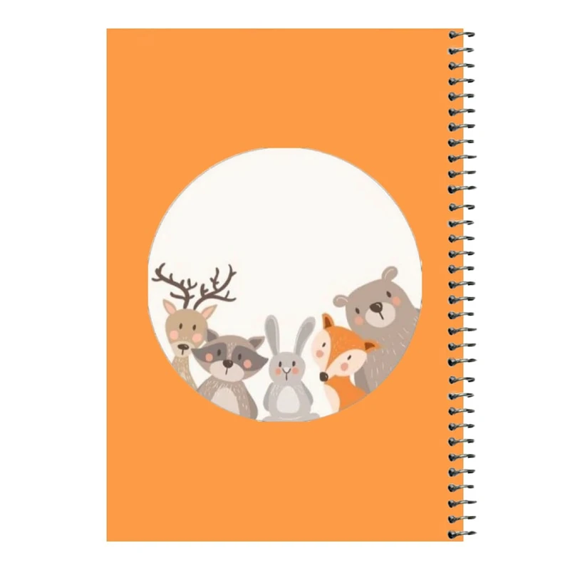 دفتر مشق 80 برگ اس جی مدل دوستان بامزه کد۱   