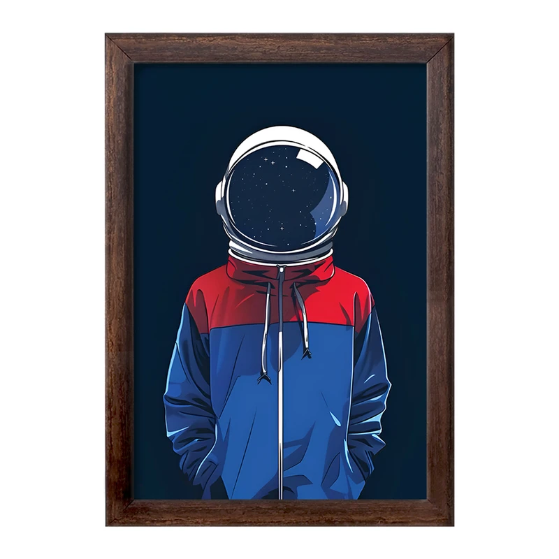تابلو خندالو طرح فضانورد کد F7014