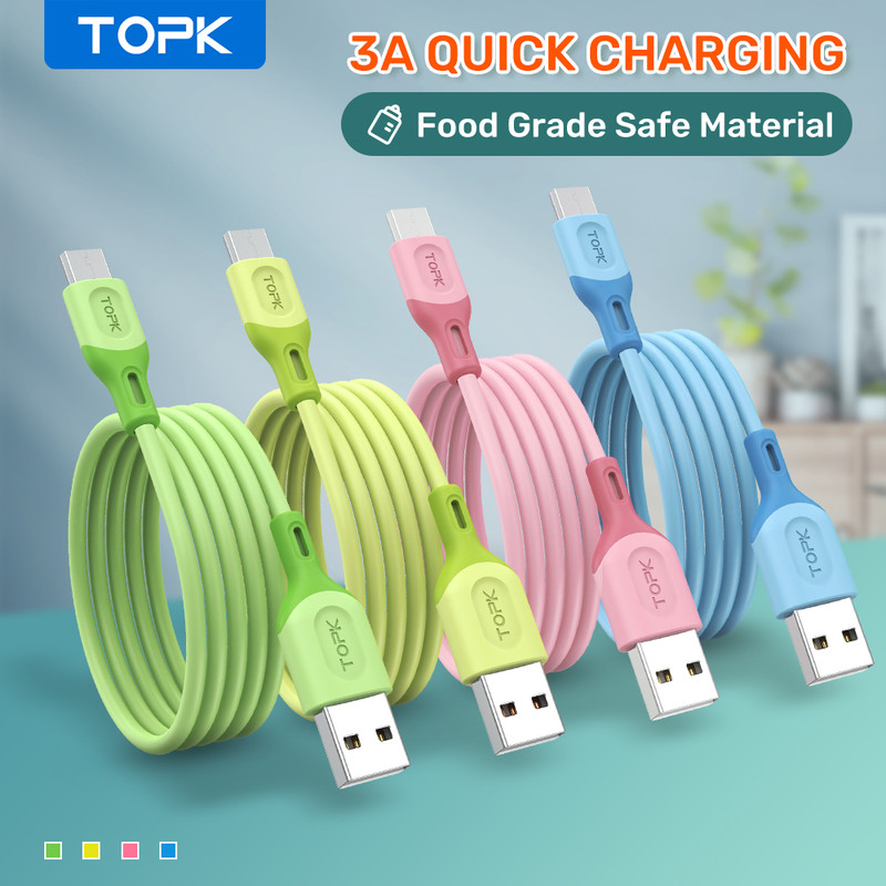 کابل تبدیل USB به USB-C تاپکی مدل AN84-3A-Fast طول 1 متر
