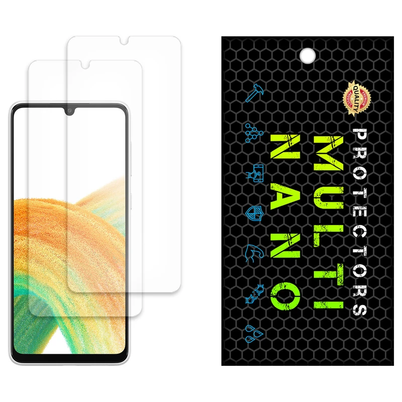 محافظ صفحه نمایش مات مولتی نانو مدل X-S2M مناسب برای گوشی موبایل سامسونگ Galaxy A33 5G بسته دو عددی
