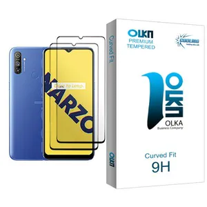 Cooling Olka Glass MIX002 Screen Protector For Realme Narzo 10A Pack Of 2