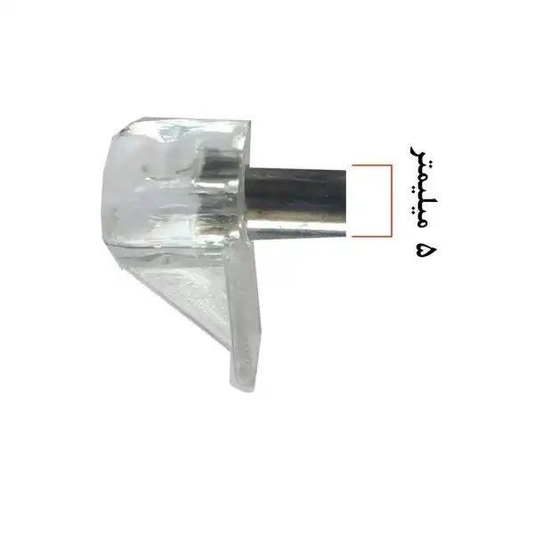 پایه نگهدارنده طبقه کابینت مدل شفاف بسته 30 عددی