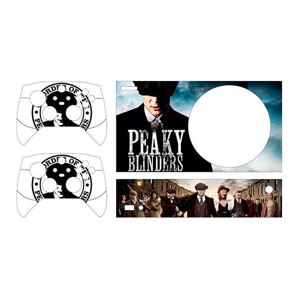 برچسب کنسول بازی  Xbox series s توییجین وموییجین مدل Peaky blinders 02 مجموعه 4 عددی