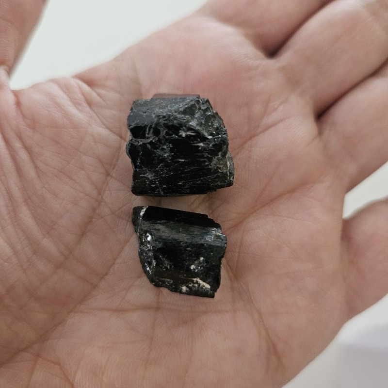 سنگ راف طرح تورمارین مجموعه ۲ عددی