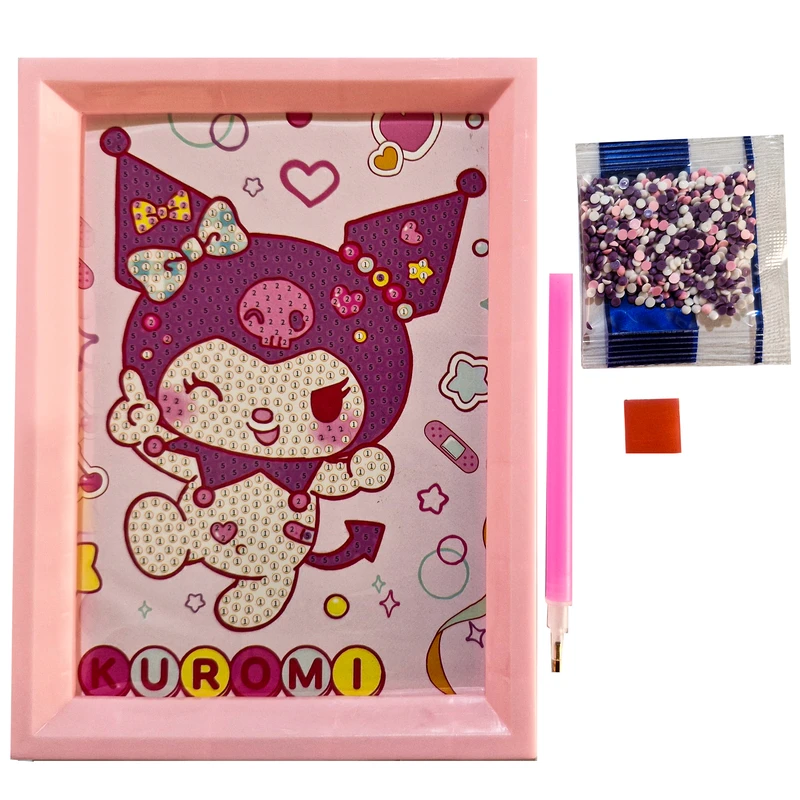 بازی آموزشی مدل ساخت تابلو نقاشی الماسی قاب دار طرح کورومی m4