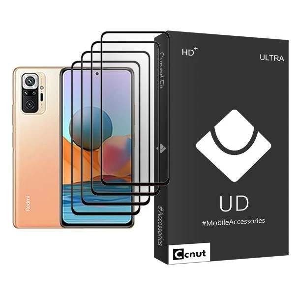 محافظ صفحه نمایش کوکونات مدل UDB Ultra MIX004 مناسب برای گوشی موبایل شیائومی Redmi Note 10 Pro Max بسته چهار عددی