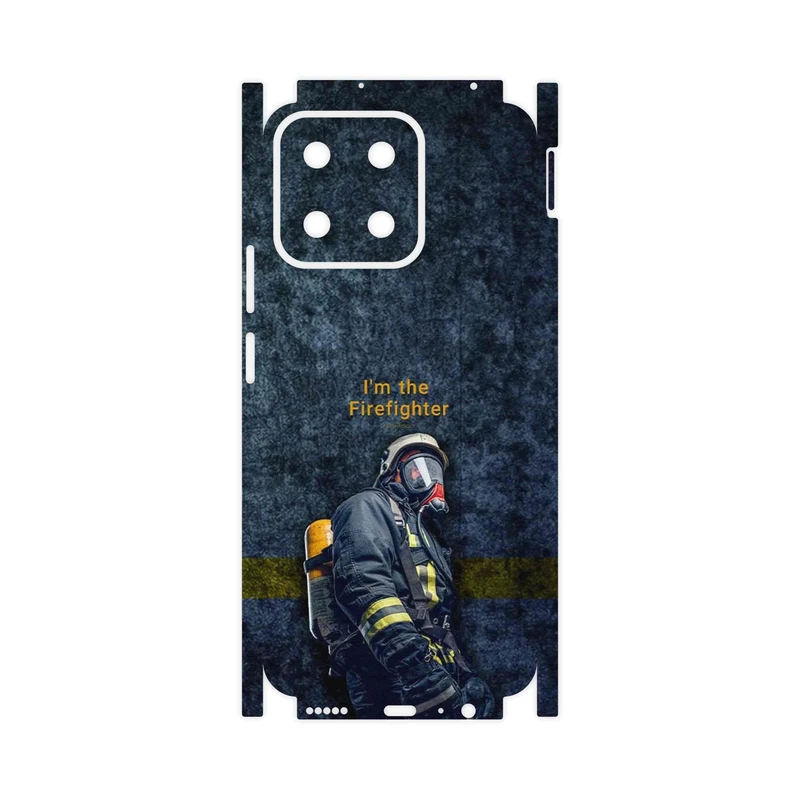 برچسب پوششی ماهوت مدل Firefighter-FullSkin مناسب برای گوشی موبایل آنر X7c