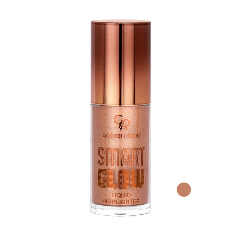 هایلایتر مایع گلدن رز مدل SMART GLOW رنگ برنزی شماره 204
