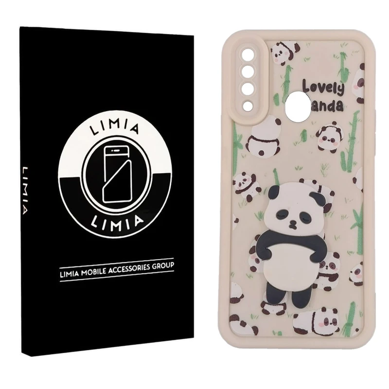 کاور لیمیا مدل سولید لنزدار طرح عروسکی برجسته مناسب برای گوشی موبایل سامسونگ Galaxy A20s