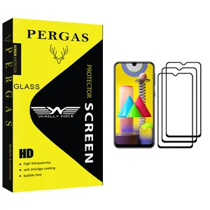 Waily Nice Pergas Glass Screen Protector For Samsung Galaxy M31 Prime Pack Of 3
