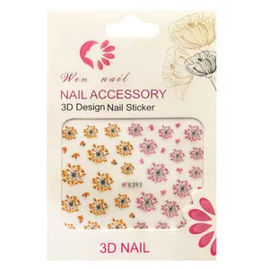 برچسب لنز ناخن مدل E-393