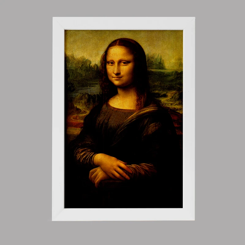 تابلو خندالو مدل دکوراتیو مونالیزا لبخند ژکوند کد M109 مجموعه 1 عددی