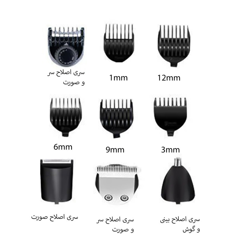 ماشین اصلاح موی سر و صورت گلد استار مدل Efor