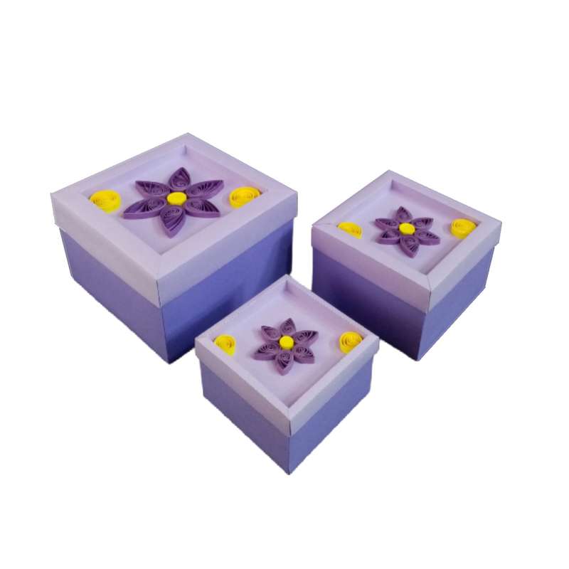 جعبه هدیه مدل سه بعدی کد 092 مجموعه 3 عددی