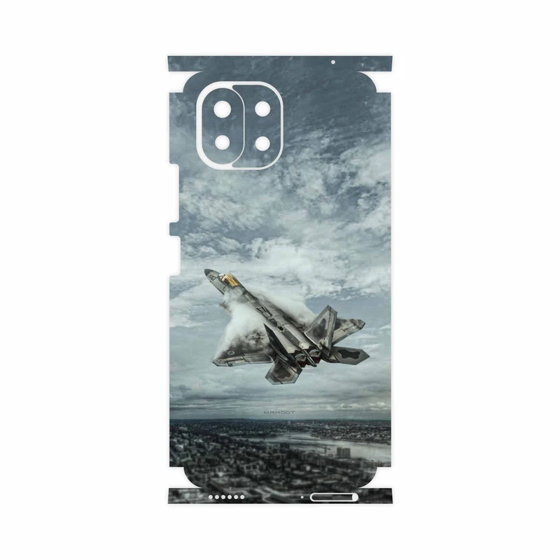 برچسب پوششی ماهوت مدل F-22-Raptor-FullSkin مناسب برای گوشی موبایل شیائومی MI 11 LITE