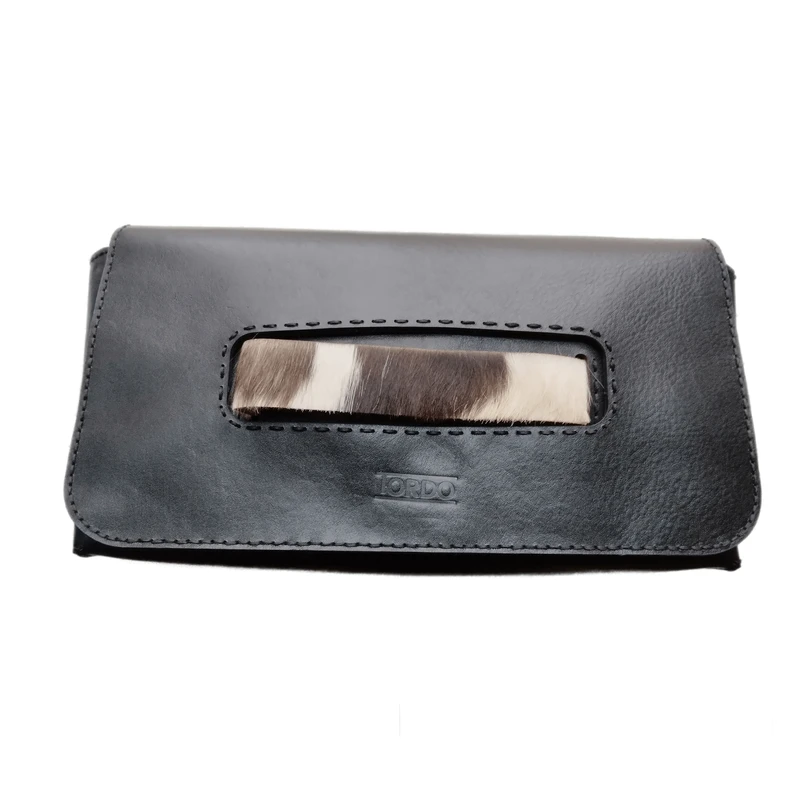 کیف دستی چرمی مدل دست دوز T3011