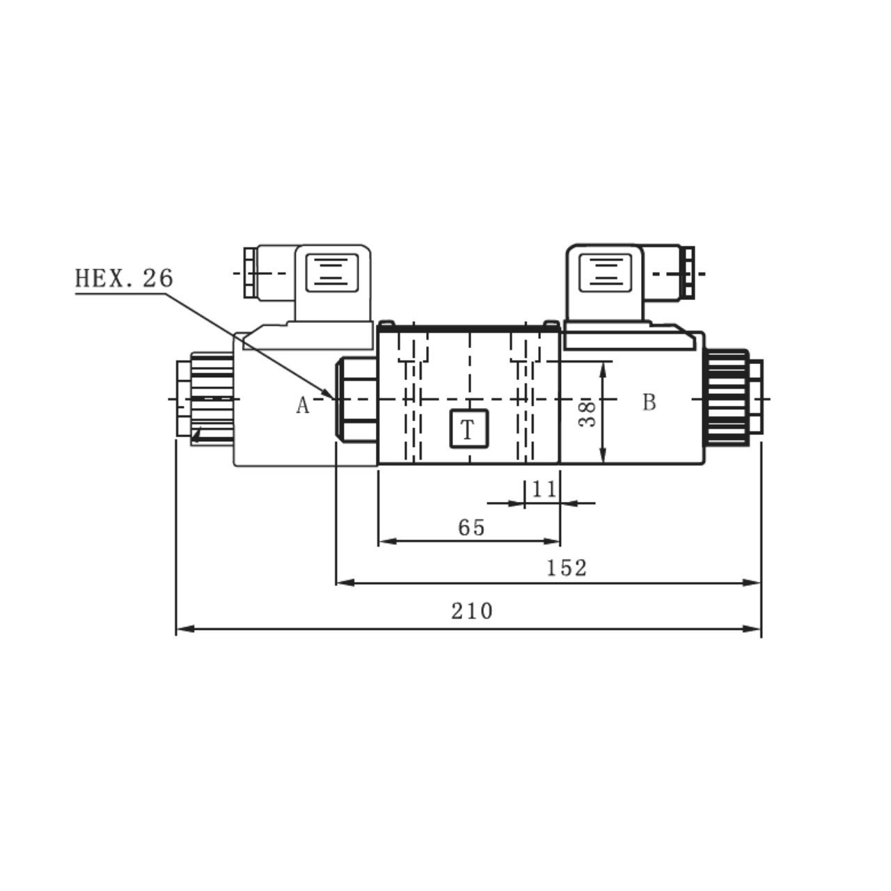شیر برقی هیدرولیک ترک هیدرولیک مدل DSG-02-3C60-A220-DL-1/4In