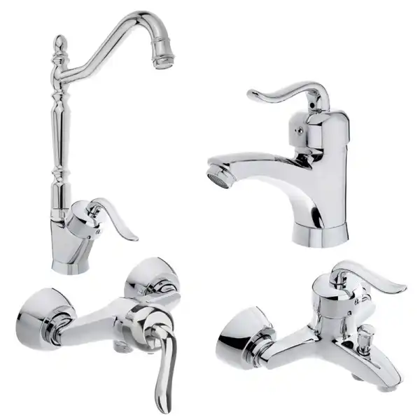 ست شیرآلات فاخته مدل داوین پلاس K _ مجموعه 4 عددی