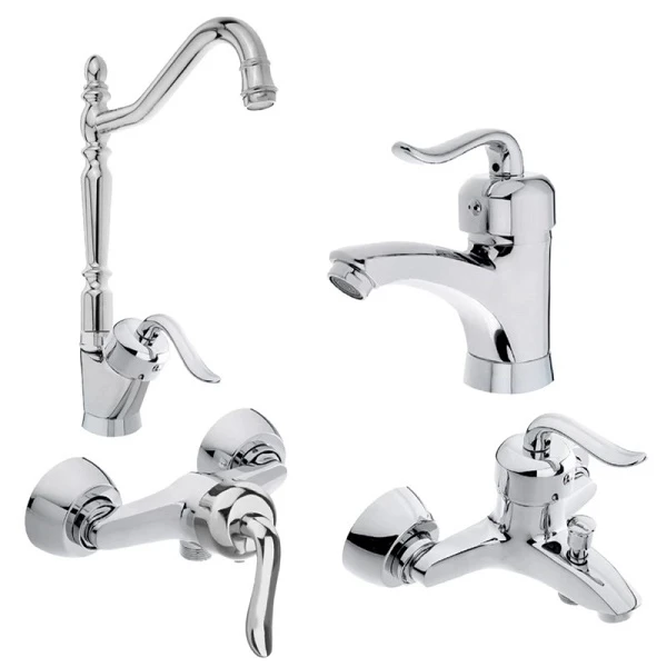 ست شیرآلات فاخته مدل داوین پلاس K _ مجموعه 4 عددی