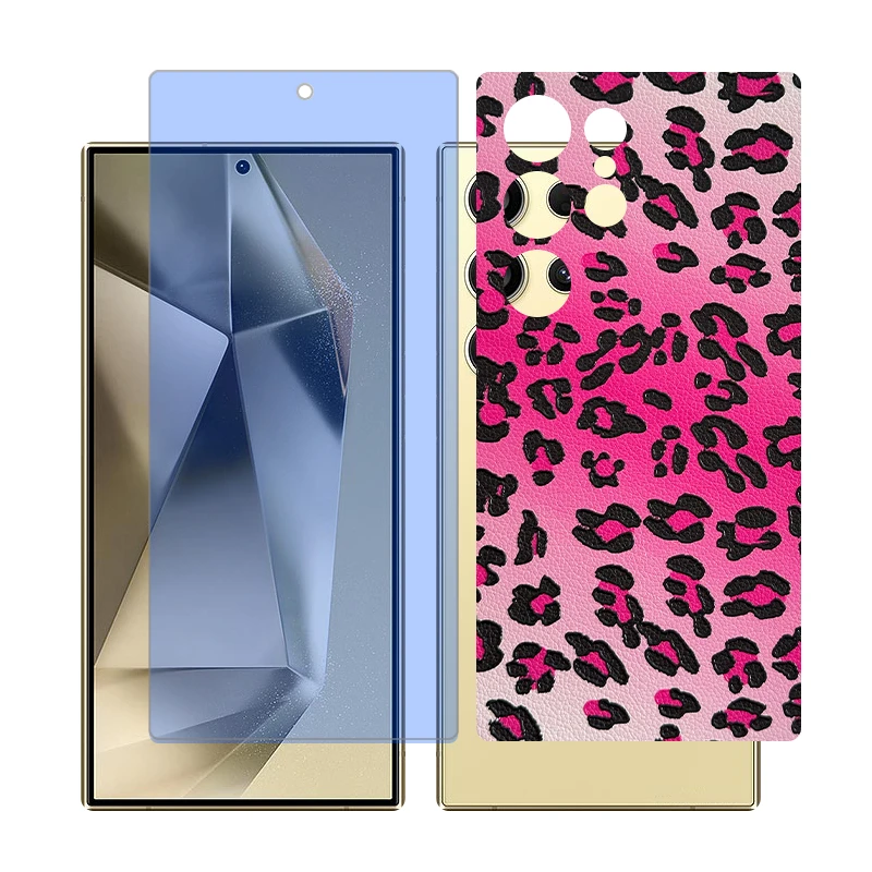 محافظ صفحه نمایش آنتی بلو گلس مدل Together مناسب برای گوشی موبایل سامسونگ Galaxy S24 Ultra به همراه برچسب پوششی