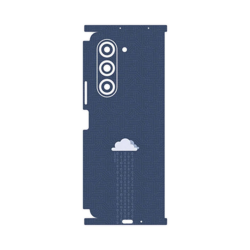برچسب پوششی ماهوت مدل Minimal Data Cloud-FullSkin مناسب برای گوشی موبایل سامسونگ Galaxy Z Fold 5