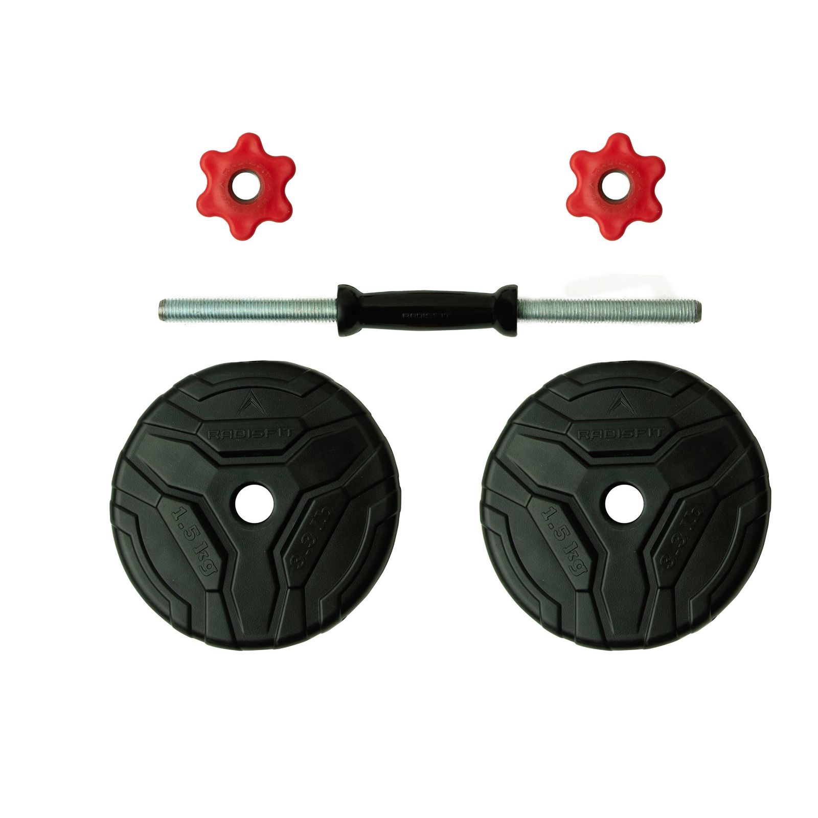 دمبل رادیس فیت مدل DVP-3-1500 وزن 3 کیلوگرم بسته 2 عددی -  - 3