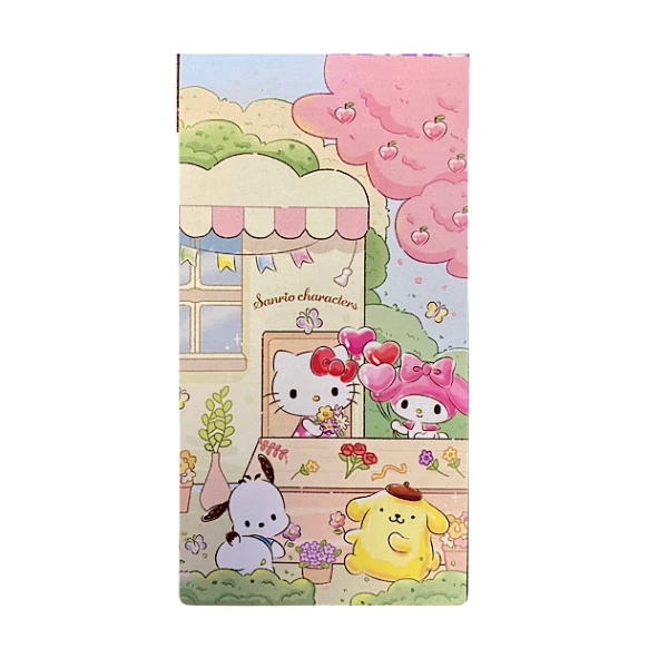 دفتر نقاشی 10 برگ مدل اسکرچ طرح کیتی و دوستان کرومی کد ۰۴