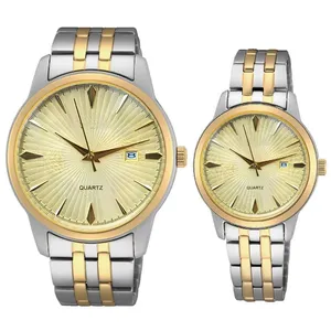 ست ساعت مچی عقربه ای زنانه و مردانه مدل کلاسیک خطی 06