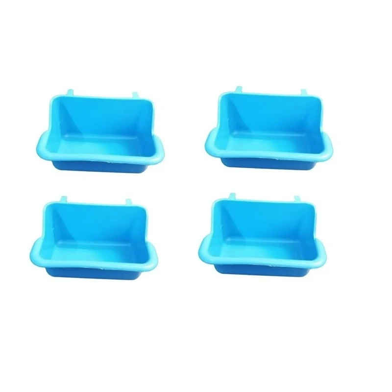 ظرف آب و غذای پرندگان مدل لبه دار کدLB1 بسته 4 عددی