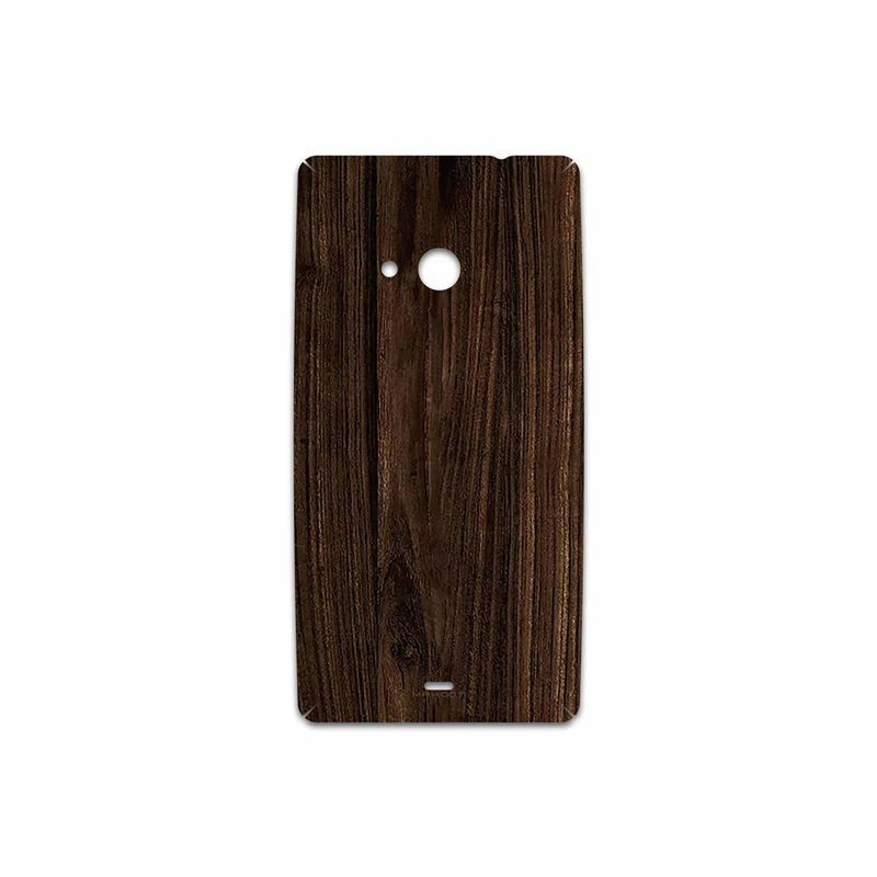 برچسب پوششی ماهوت مدل Dark Walnut Wood مناسب برای گوشی موبایل مایکروسافت Lumia 535