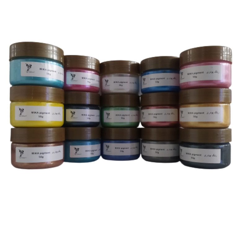 رنگ تزئین شمع بیزآرت مدل پودری حجم 100میلی لیتر