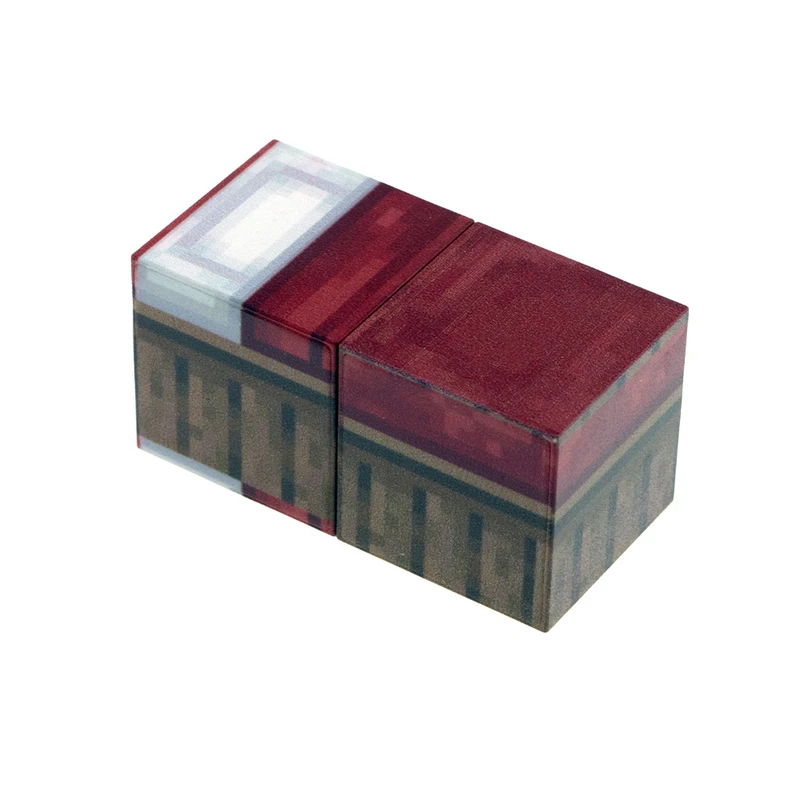 دکوری برانت مدل بلوک مغناطیسی ماینکرافت طرح تخت دو عددی