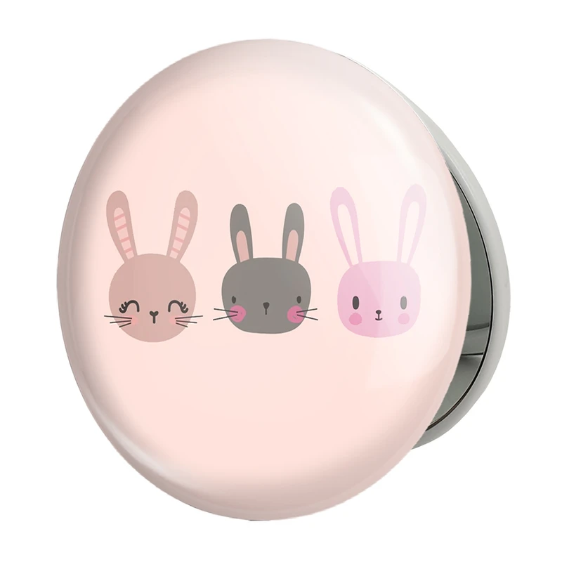 آینه جیبی خندالو طرح خرگوش مدل تاشو کد 26233 