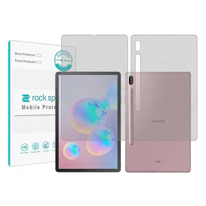 Rockspace model HyMTT screen protector suitable for Samsung Galaxy Tab S6 tablet along with tablet back protector