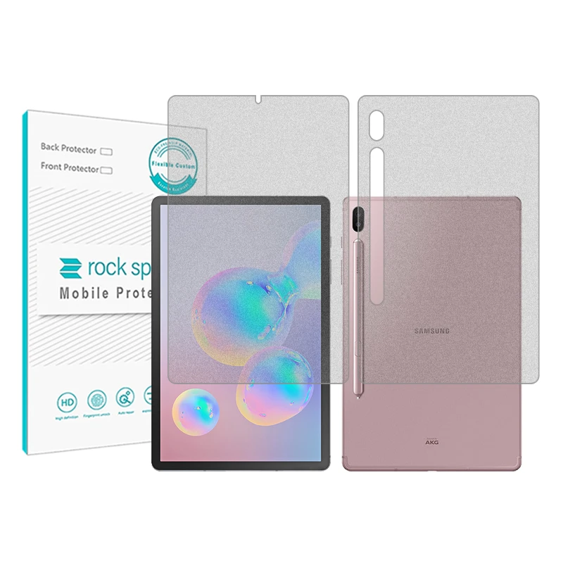 محافظ صفحه نمایش مات راک اسپیس مدل HyMTT مناسب برای تبلت سامسونگ Galaxy Tab S6 به همراه محافظ پشت تبلت