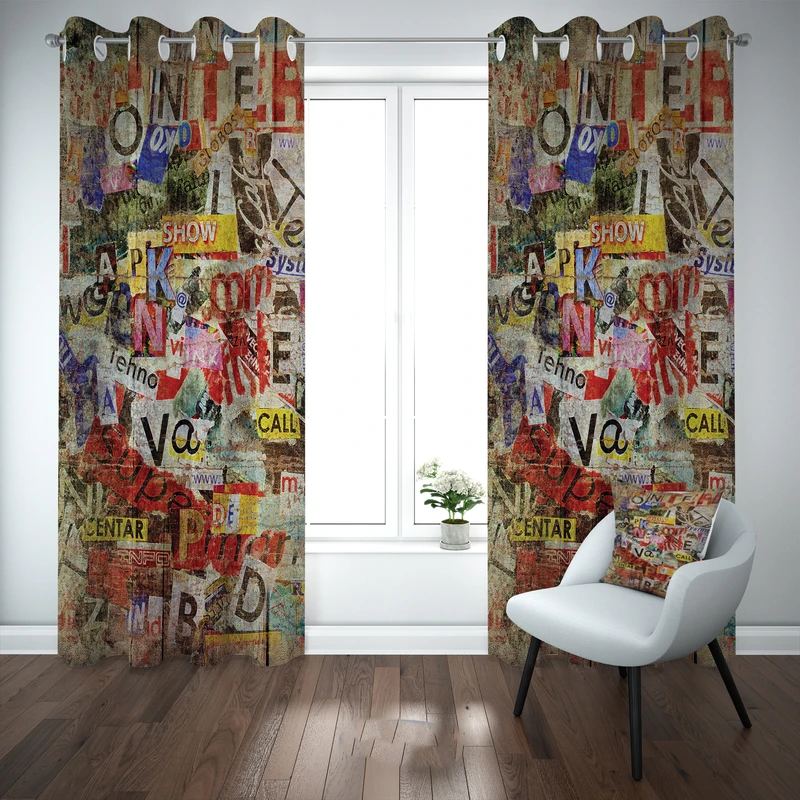 پرده مدل b2609 سایز 140×280 سانتی متر