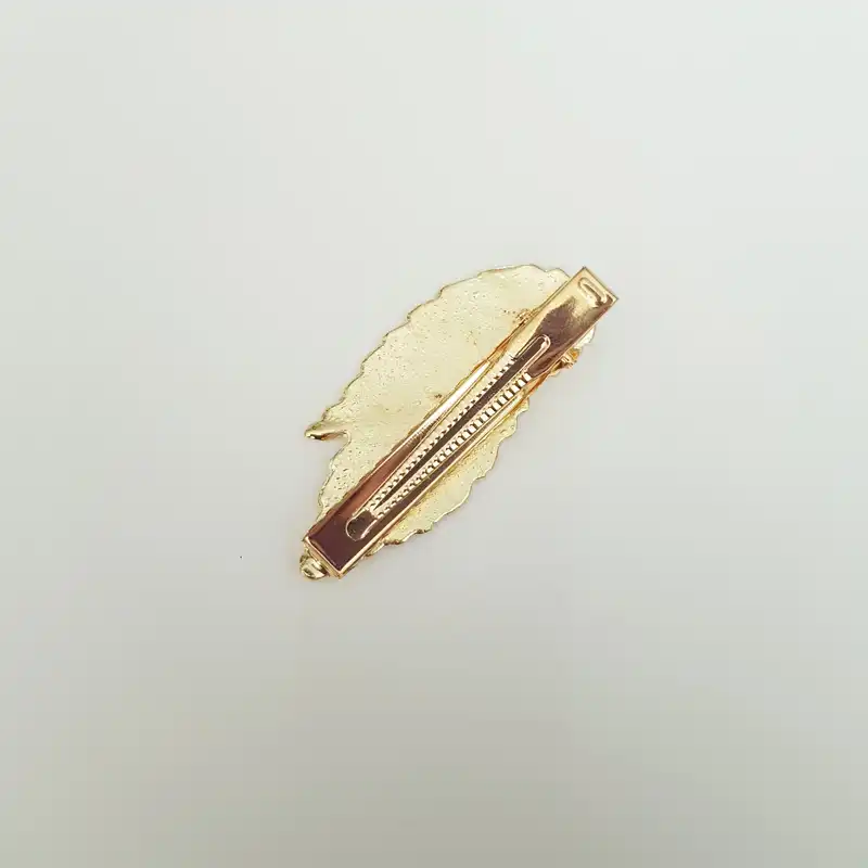 گیره مو زنانه مدل برگ