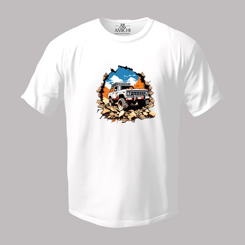 تی‌شرت اورسایز آستین کوتاه مردانه مدل  offroad