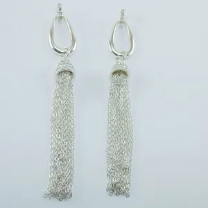 گوشواره زنانه اکسسورایز مدل زنگوله ای نگین دار