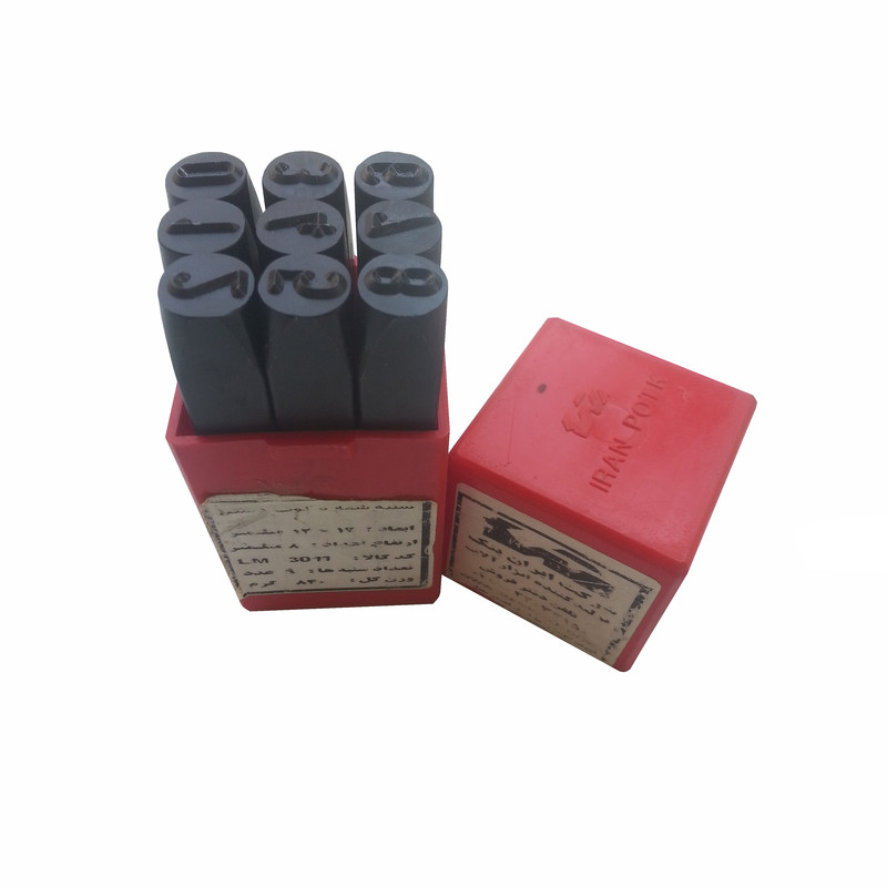 مجموعه 9 عددی سنبه اعداد ایران پتک مدل LM3011 مجموعه 9 عددی سنبه اعداد ایران پتک مدل LM3011