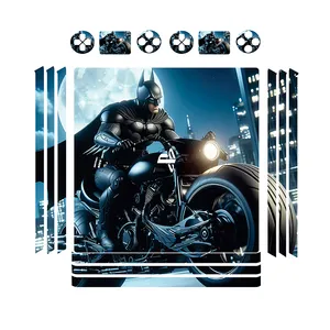 برچسب پلی استیشن ۴ پرو مدل Batman 04 مجموعه 16 عددی