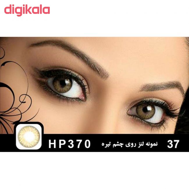 لنز چشم مکسی بل مدل1221 شماره 37 رنگ طوسی عسلی main 1 6