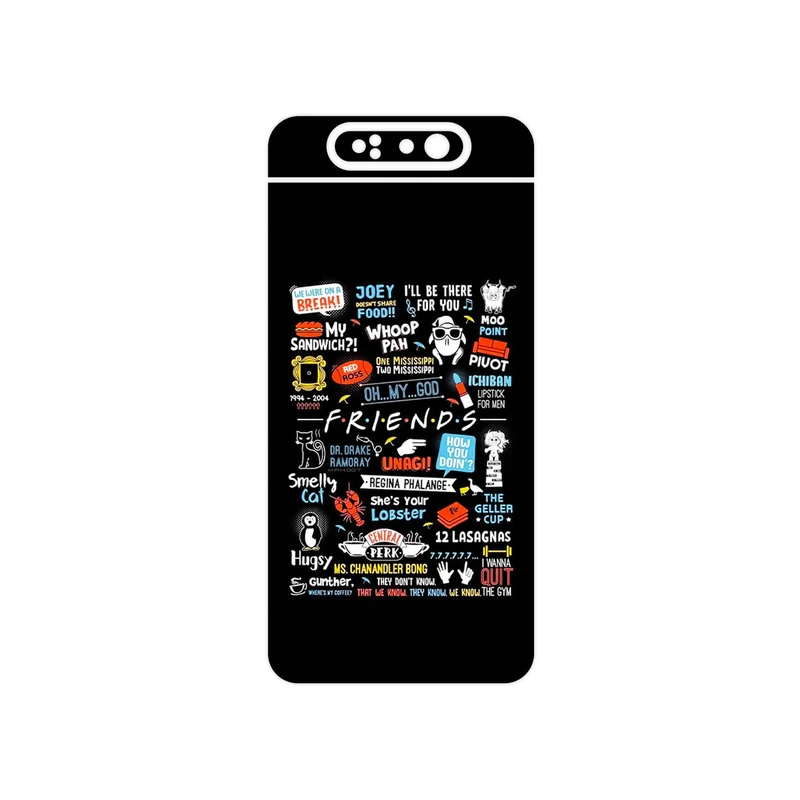برچسب پوششی ماهوت مدل Friends 2 مناسب برای گوشی موبایل سامسونگ Galaxy A80