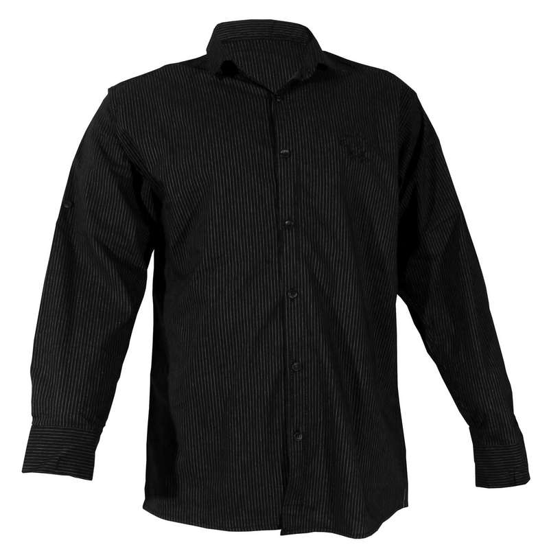 پیراهن آستین بلند مردانه مدل BL-0201 رنگ مشکی