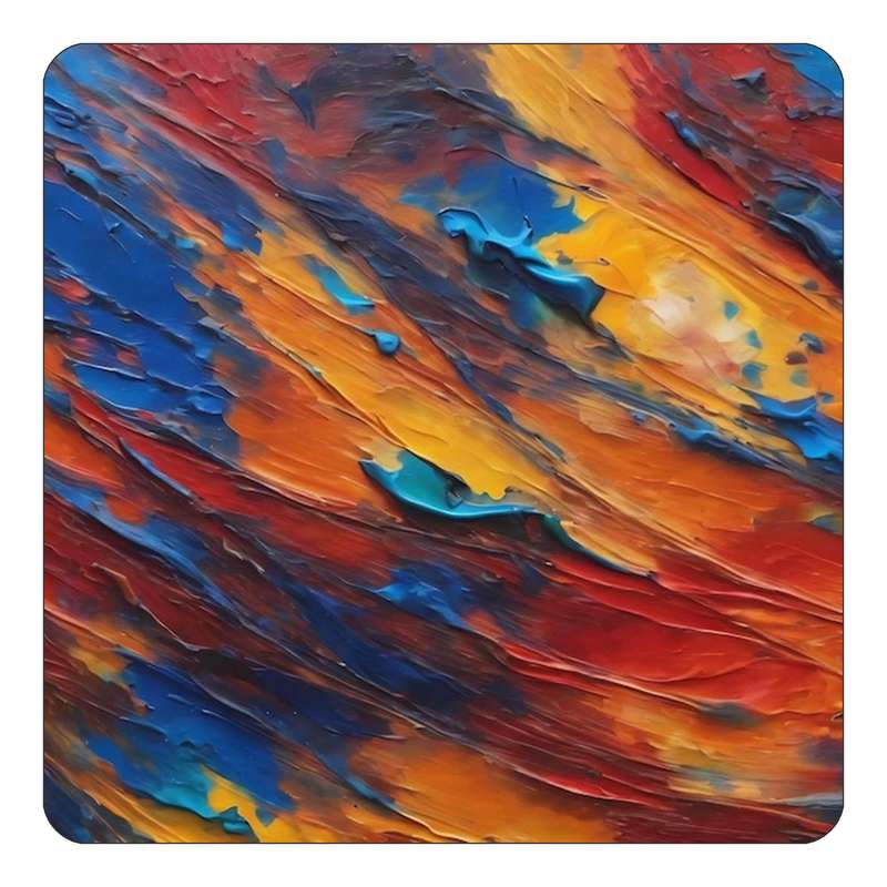مگنت کاکتی طرح نقاشی رنگ روغن مدل mp69415