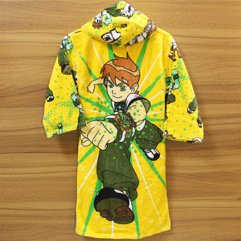 حوله پالتویی کودک ماهان طرح بن تن سایز 90 سانتی متر