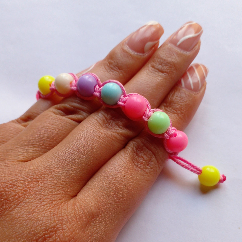 دستبند دخترانه مدل بافت کد HCK214 دستبند دخترانه مدل بافت کد HCK214