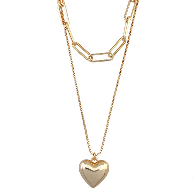 گردنبند زنانه ژوپینگ مدل قلب کد N4025
