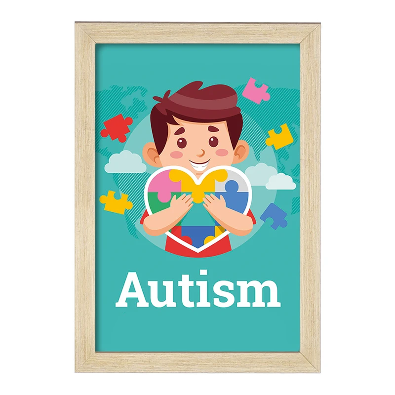 تابلو خندالو مدل اتیسم Autism کد 26716